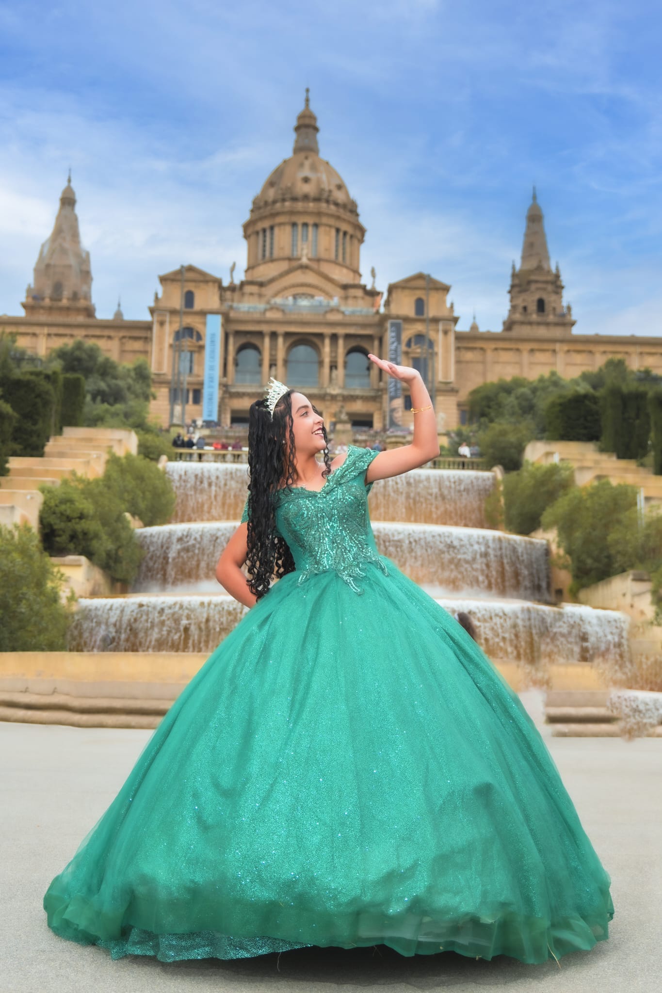 Quinceañera photoshoot in Barcelona